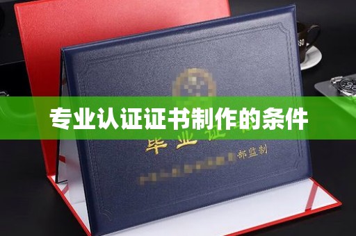 玉环专业认证证书制作的条件